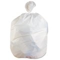 Heritage 60 gal Trash Bags, 38 in x 58 in, 0.75 mil, White, 100 PK H7658EW